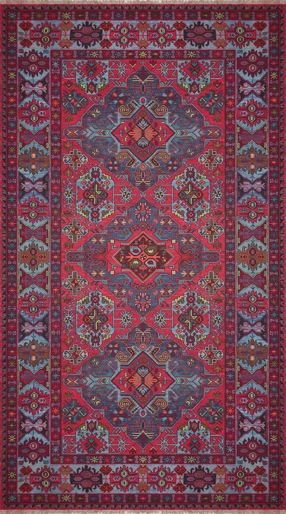 Безворсовый Дагестанский ковер Sumakh №3545 400x237cm из шерсти