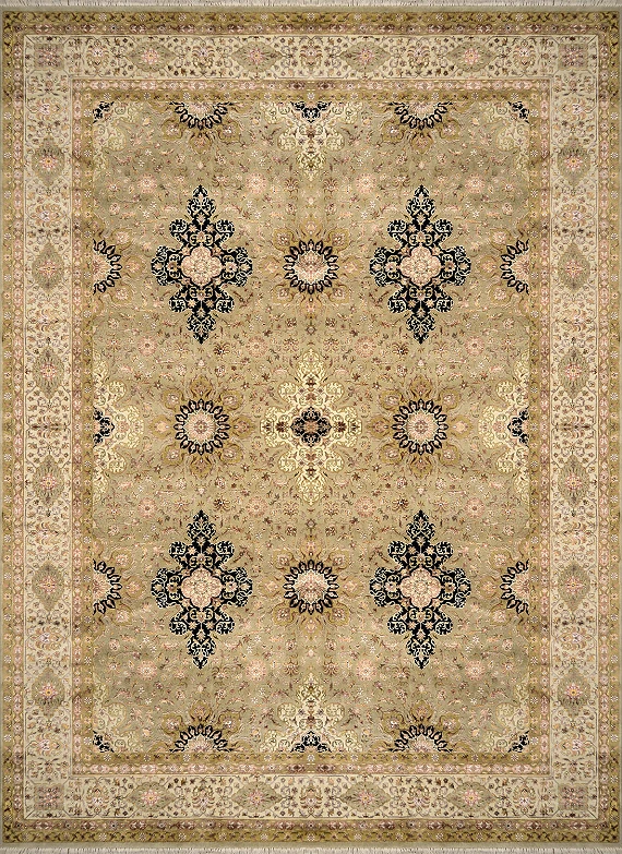 Индийский Rajastan ковер №1856 360x265cm из шелка и шерсти