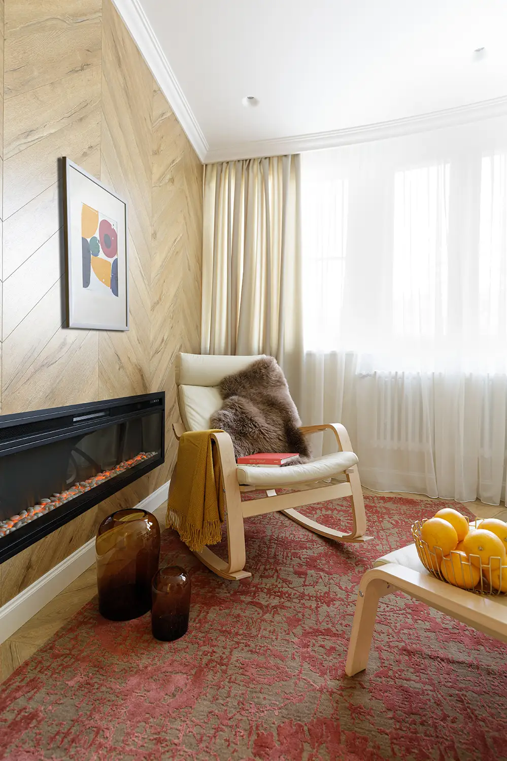 Ковер Aldo у камина