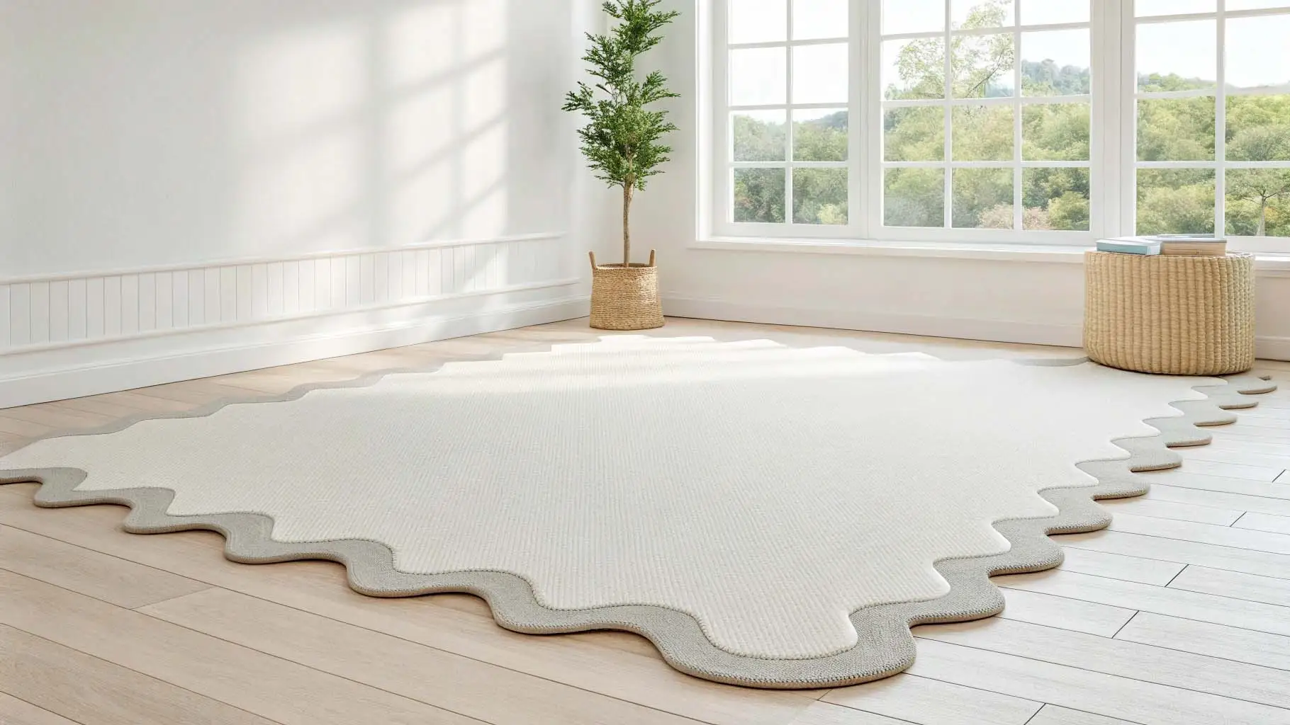 Ковры неправильной формы — секрет стильного интерьера, который притягивает взгляды