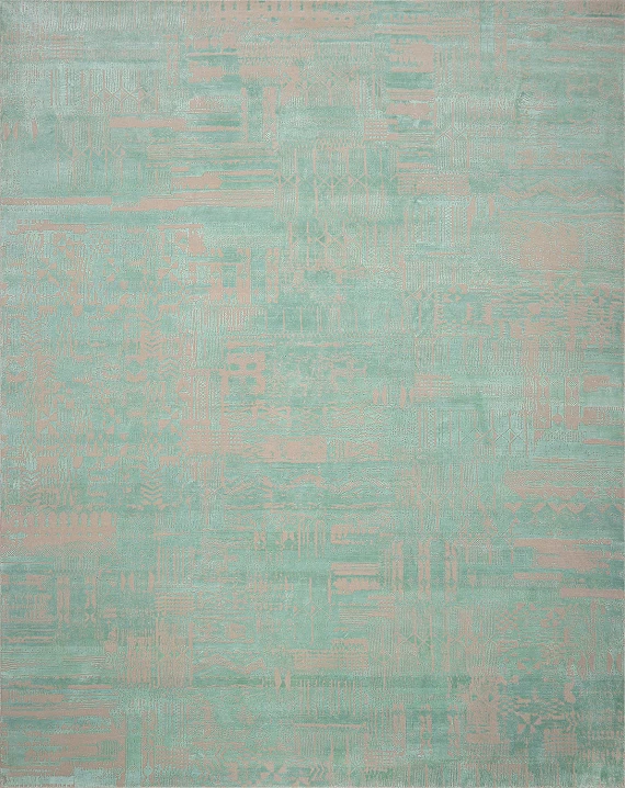 Индийский Aldo ковер №3185 305x246cm из шелка и шерсти