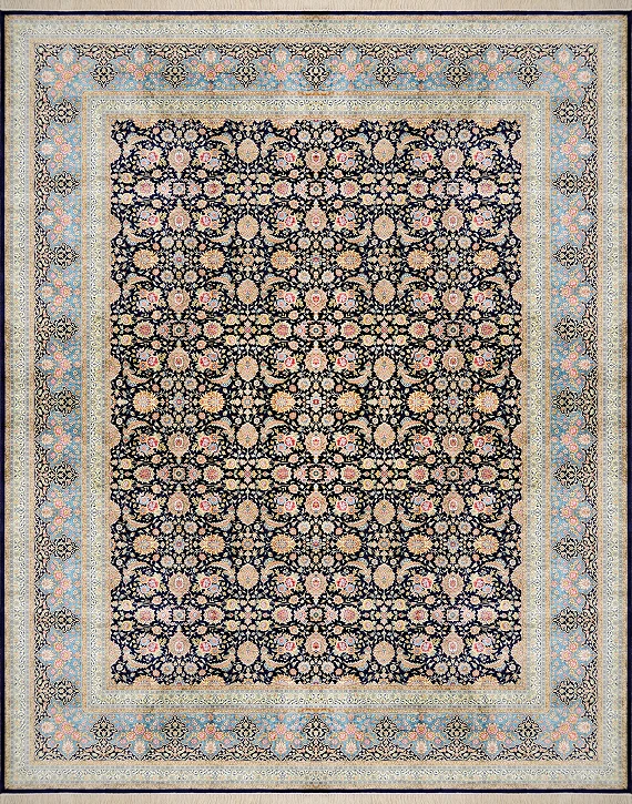 Шелковый Турецкий ковер Hereke №3596 358x272cm