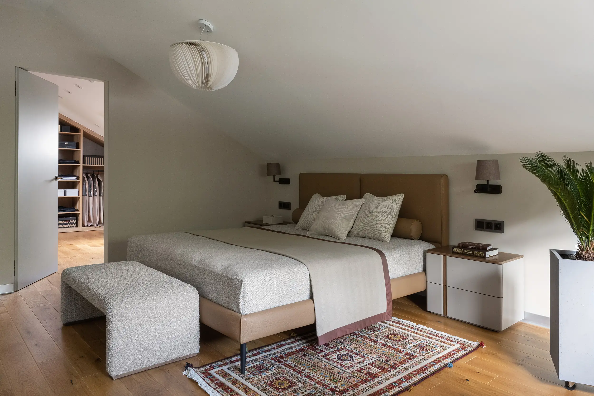 Этнический прикроватный ковер Sirjan