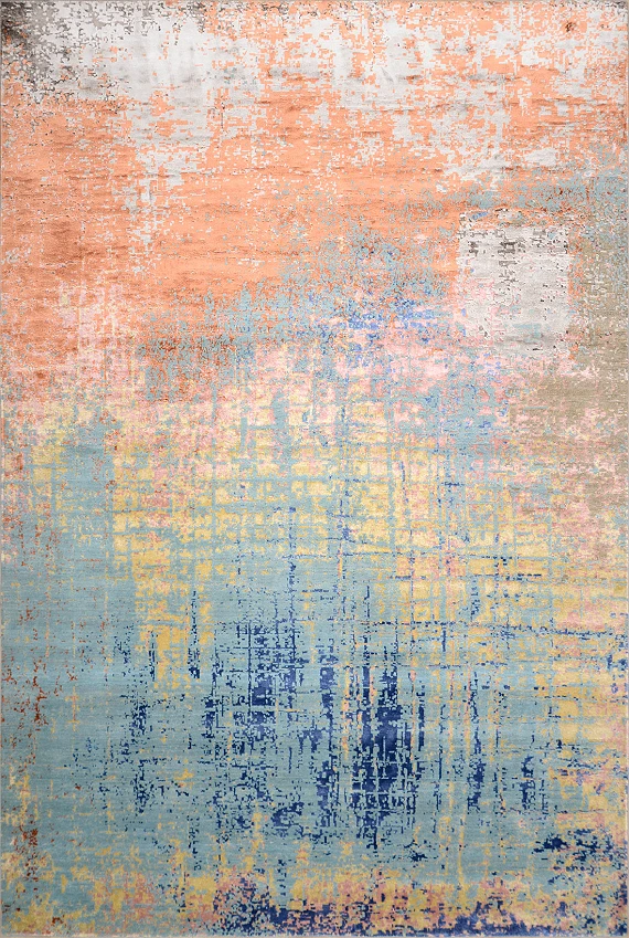 Индийский Urban ковер №3611 297x198cm из шелка и шерсти