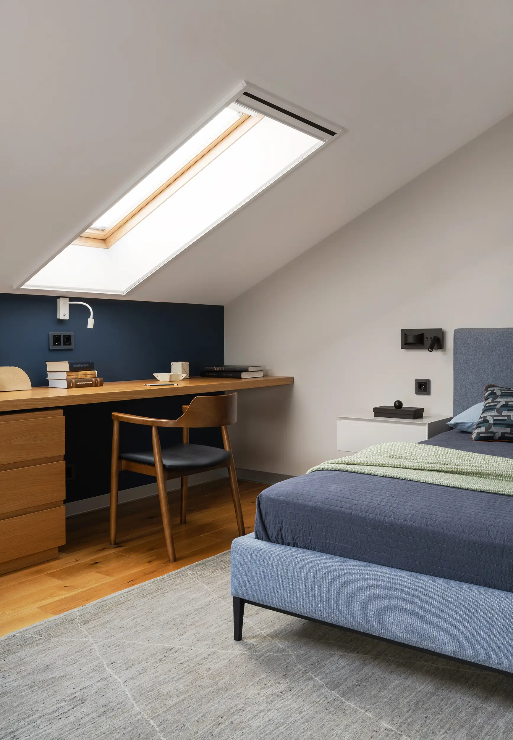 Шерстяной ковер Marrakech в интерьере спальни