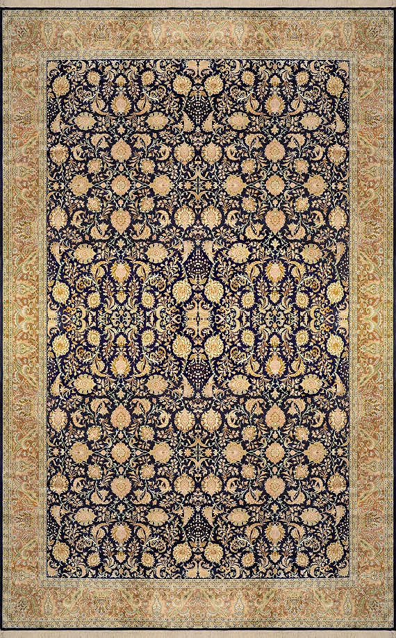 Шелковый Индийский ковер Afshan №1704 467x300cm