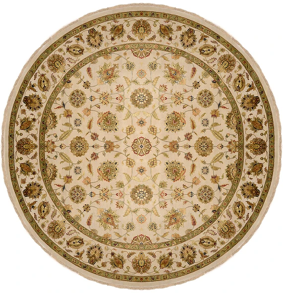 Индийский Rajastan ковер №1915 312x312cm из шелка и шерсти