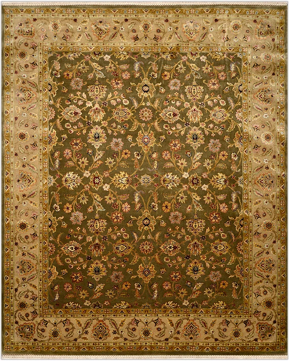 Индийский Rajastan ковер №1894 304x247cm из шелка и шерсти