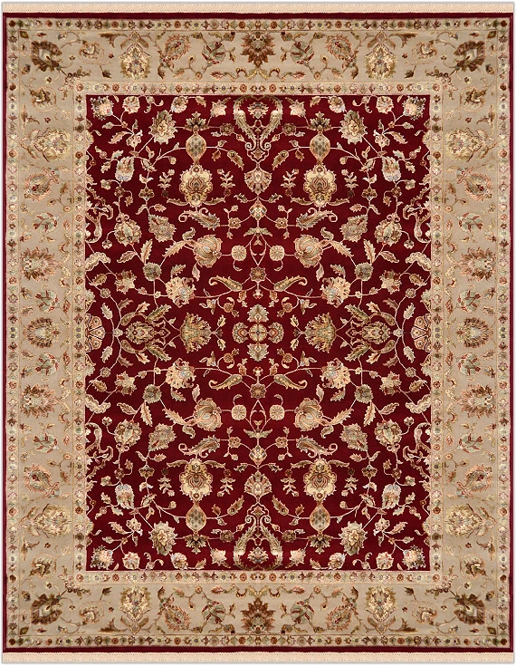 Индийский Rajastan ковер №1854 305x244cm из шелка и шерсти