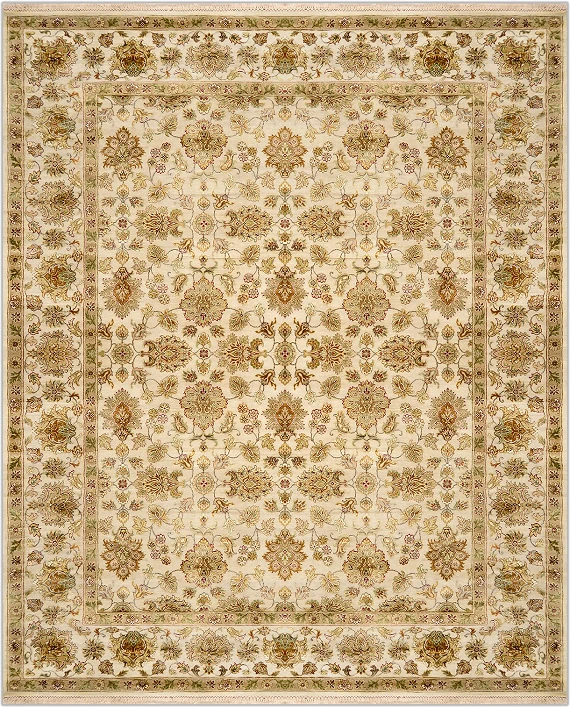 Индийский Rajastan ковер №1946 298x241cm из шелка и шерсти