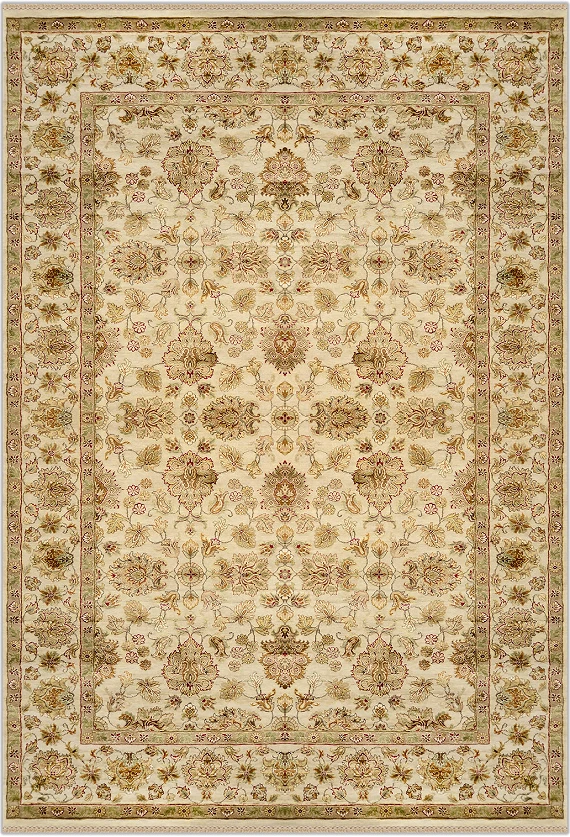 Индийский Rajastan ковер №1921 281x186cm из шелка и шерсти