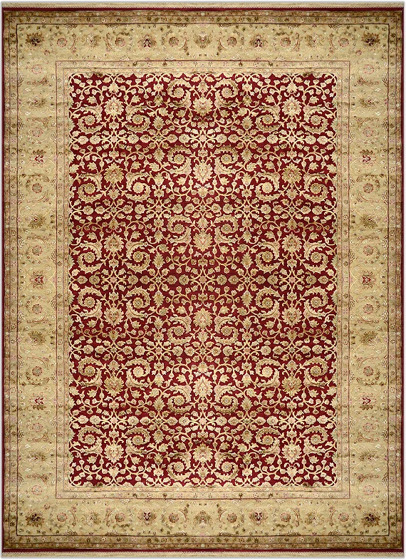 Индийский Rajastan ковер №1871 359x263cm из шелка и шерсти