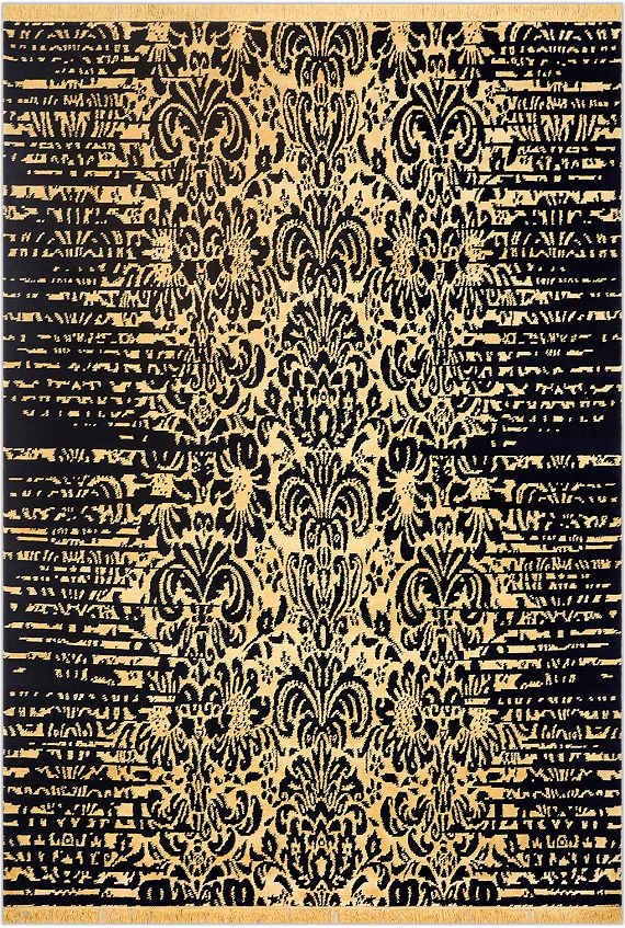 Современный Непальский ковер Amboise №2154 238x165cm из шерсти и бамб. шелка в стиле неоклассика