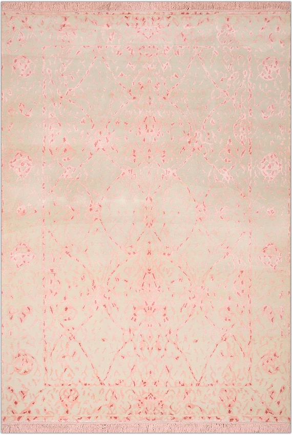 Современный Непальский ковер Amboise №2145 243x172cm из шерсти и бамб. шелка в стиле неоклассика