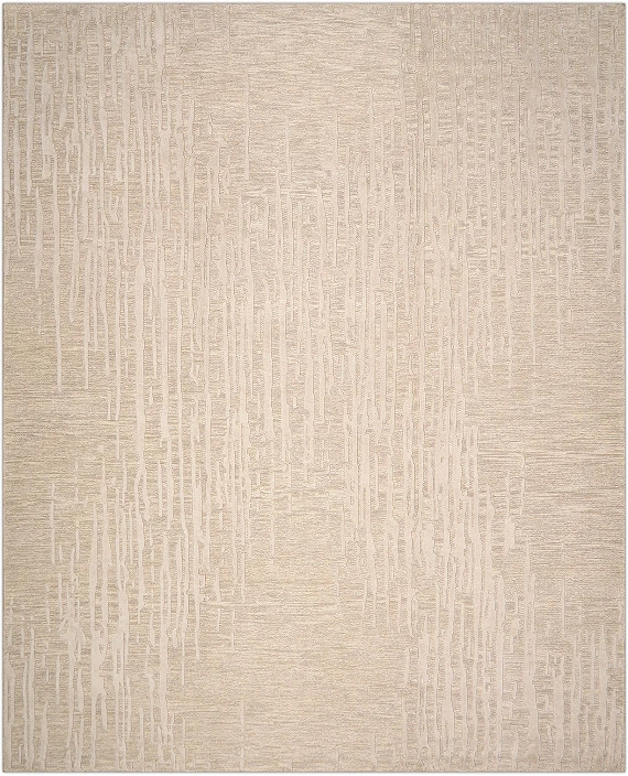 Безворсовый Индийский ковер Rodas №2968 274x184cm из льна и бамб. шелка